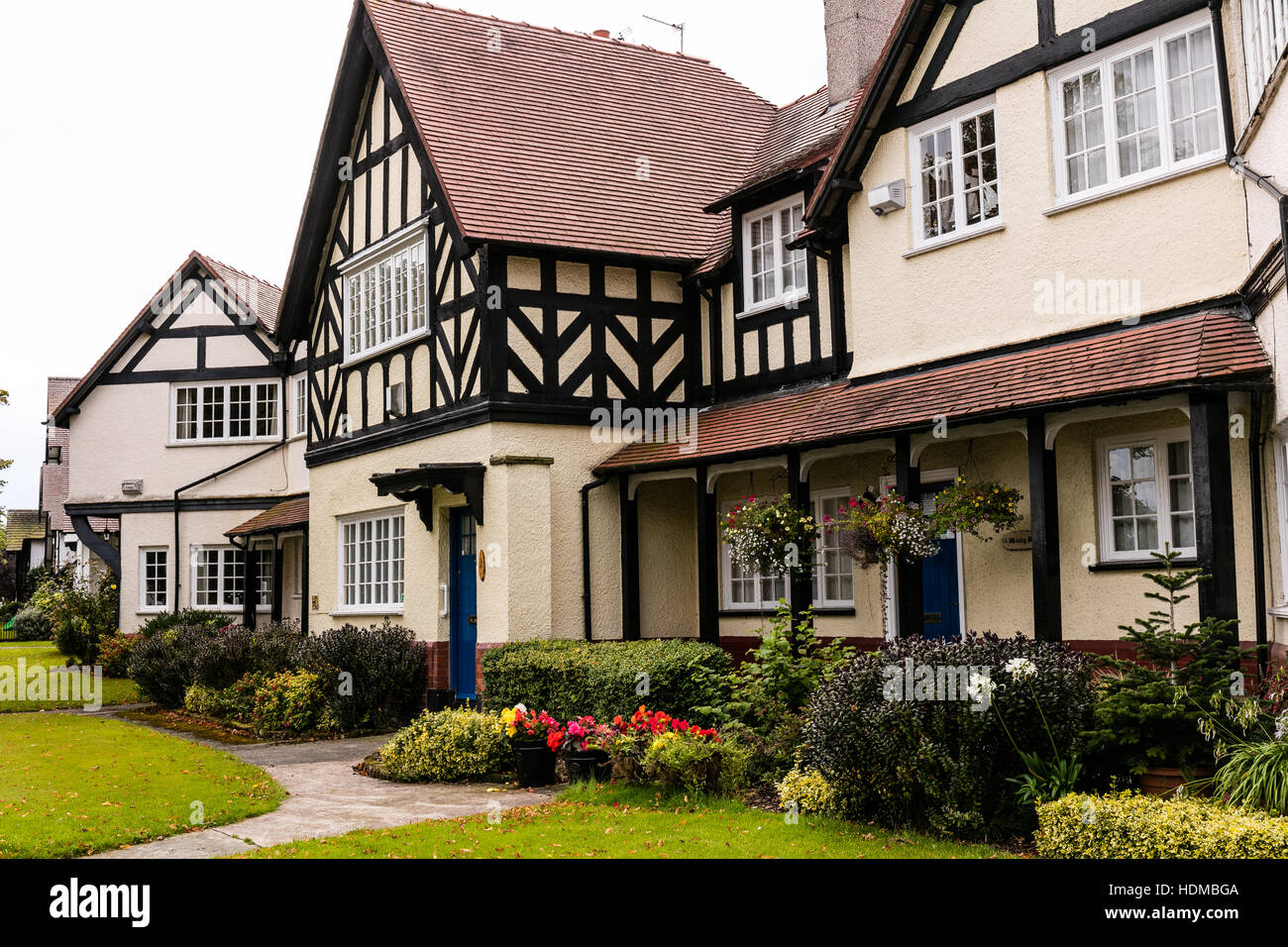 Port Sunlight Village Foto Stock