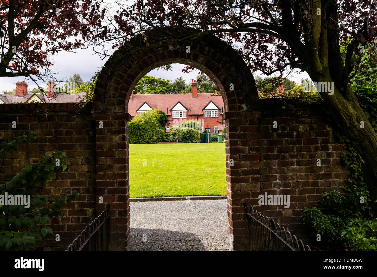 Port Sunlight Village Foto Stock