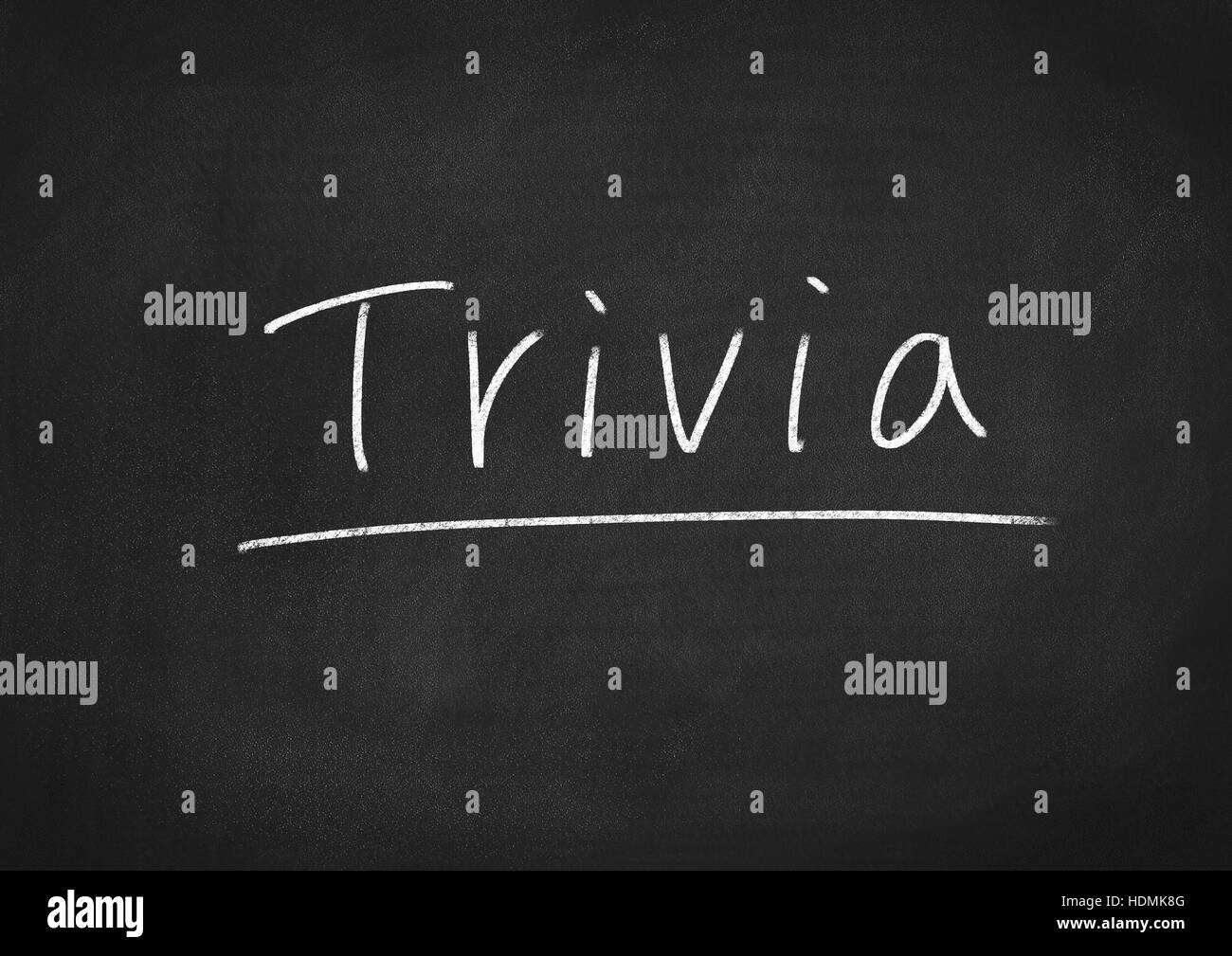 concetto di Trivia Foto Stock