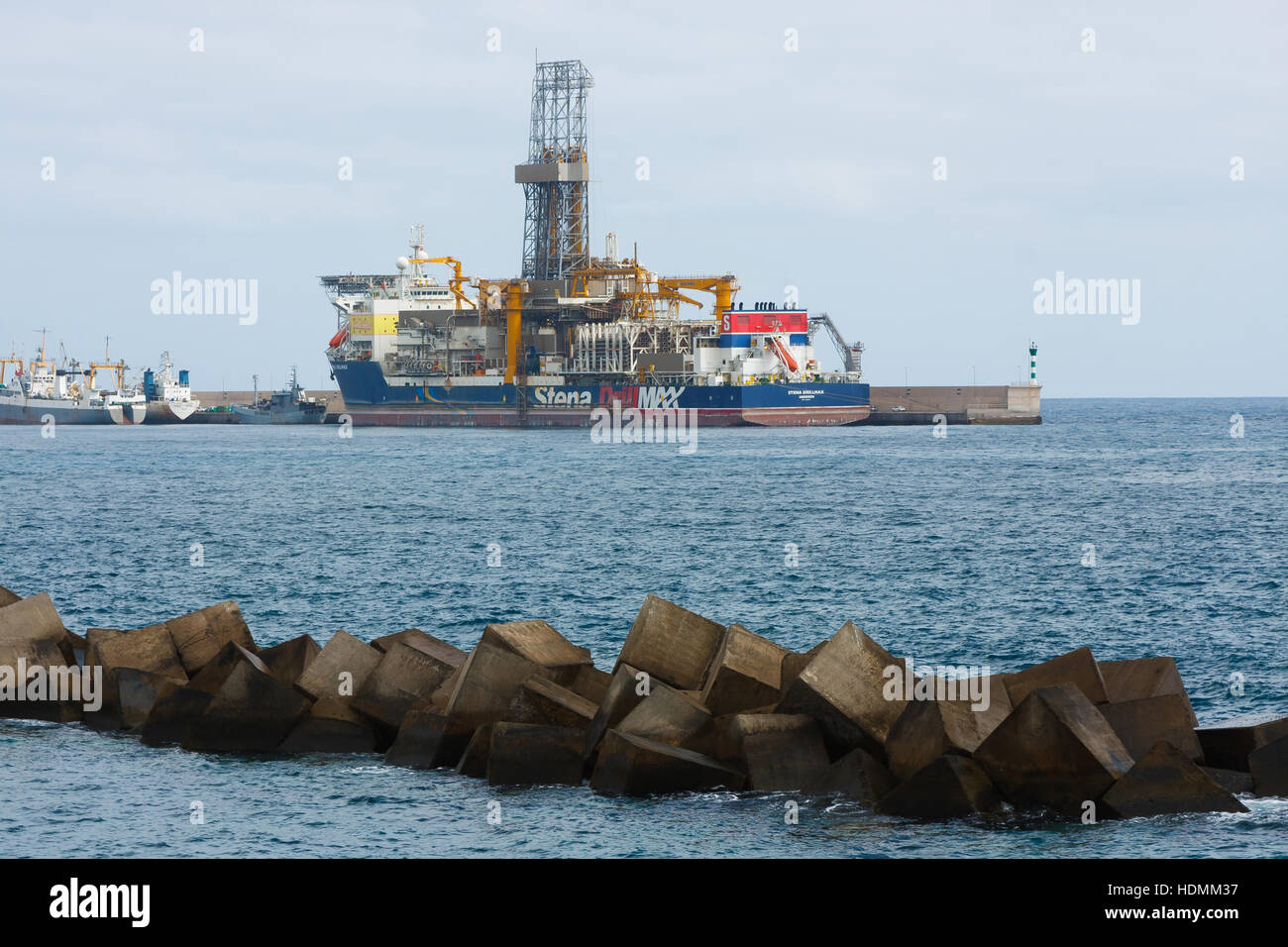 LAS PALMAS - Ottobre 10, 2016. Stena Drillship in porto. Foto Stock