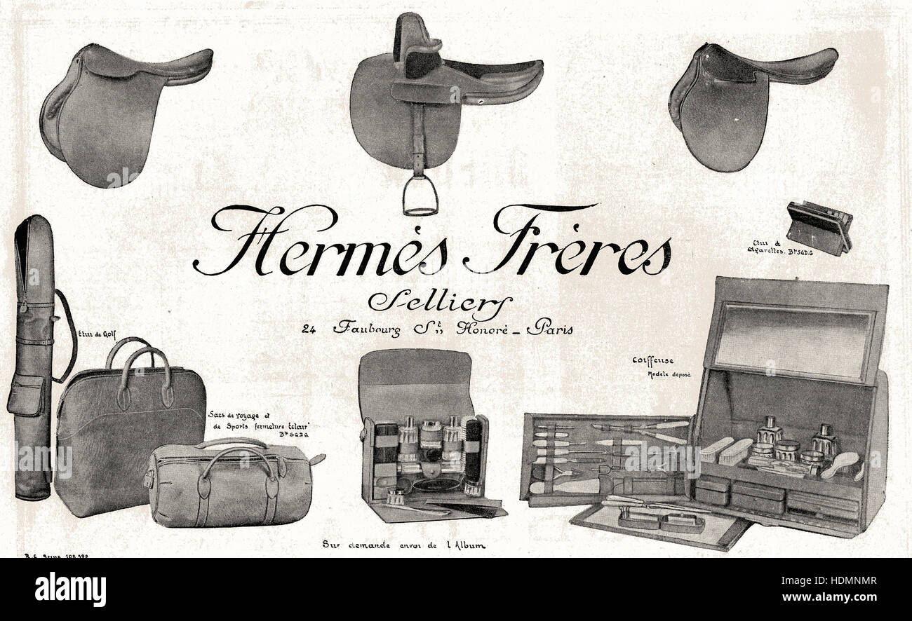 Hermès-1923 - Pubblicità Foto Stock