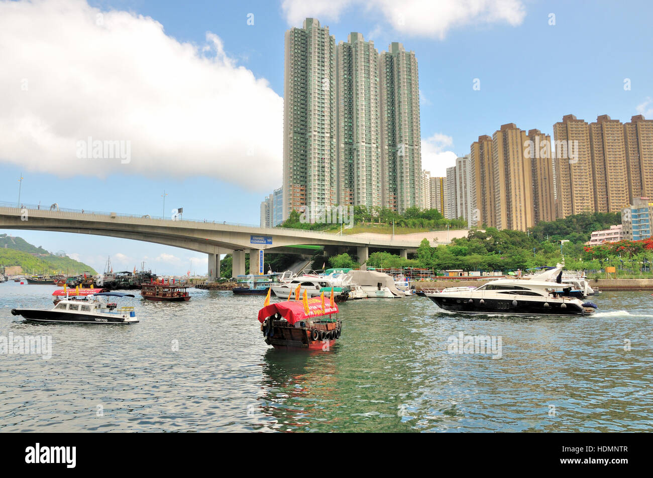 Hong Kong colorato Foto Stock