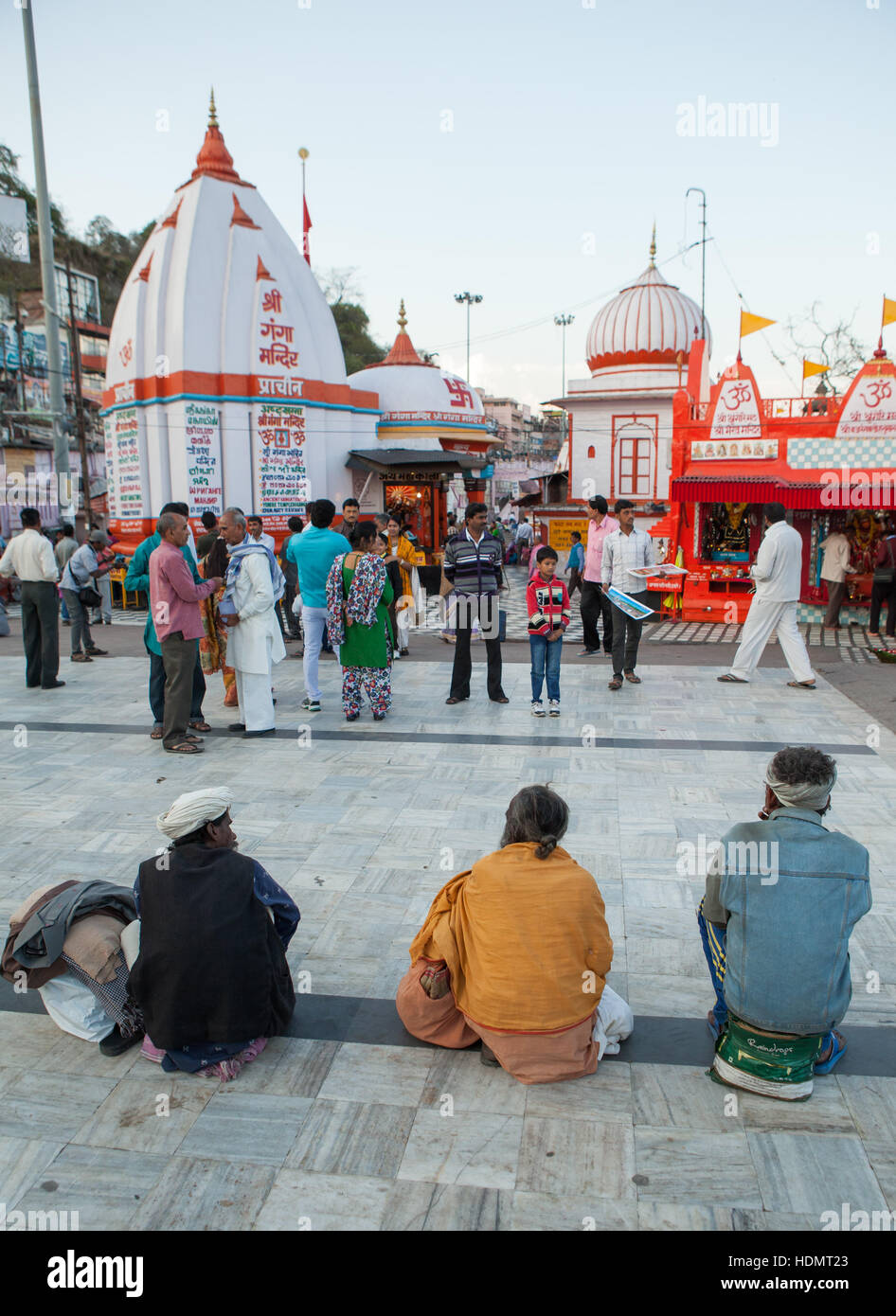 Scena di strada in Haridwar, India Foto Stock