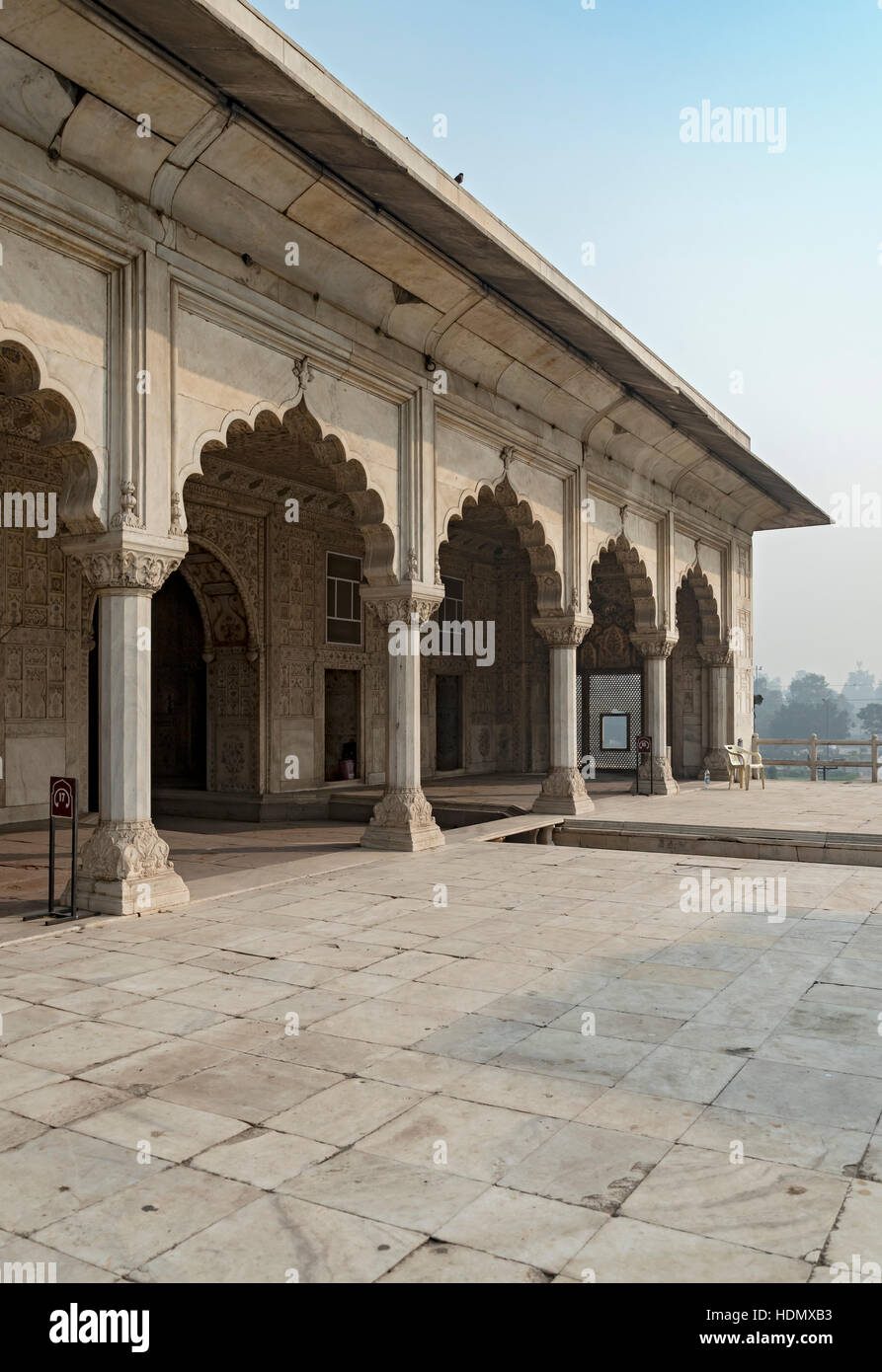 Khas Mahal residence, Red Fort, la Vecchia Delhi, India Foto Stock