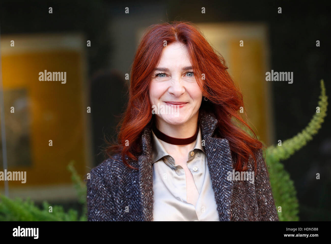 Roma, Italia. Xiii Dec, 2016. Silvana Fallisi assiste il photocall del film 'fuga da Reuma Park' a Visconti Hotel su dicembre 13, 2016 in Roma, Italia. Credito: Fulvio Dalfelli/Alamy Live News Foto Stock