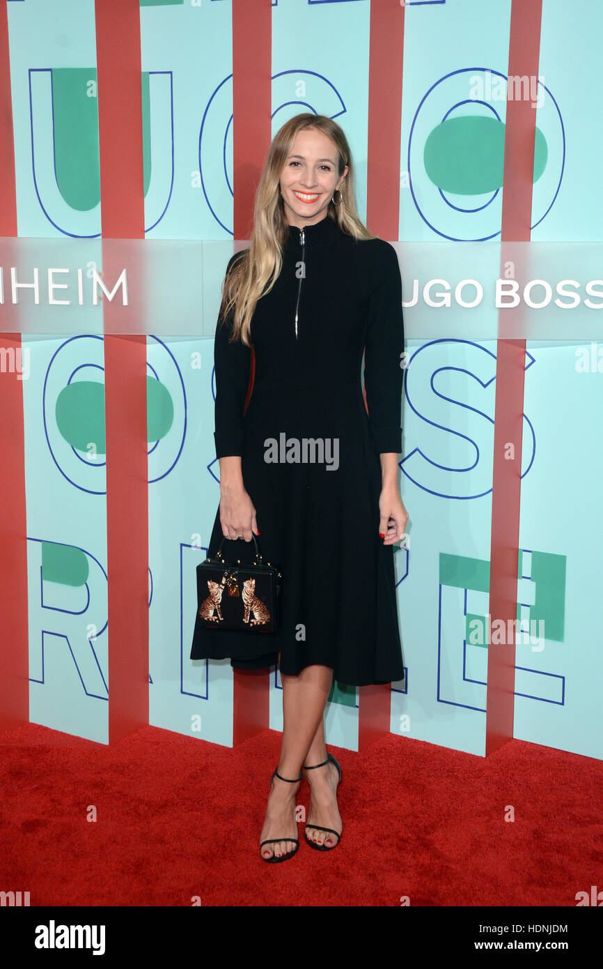 HUGO BOSS e GUGGENHEIM celebrare il ventesimo anniversario della Hugo Boss Prize con: Harley Viera-Newton dove: New York New York, Stati Uniti quando: 20 Ott 2016 Foto Stock