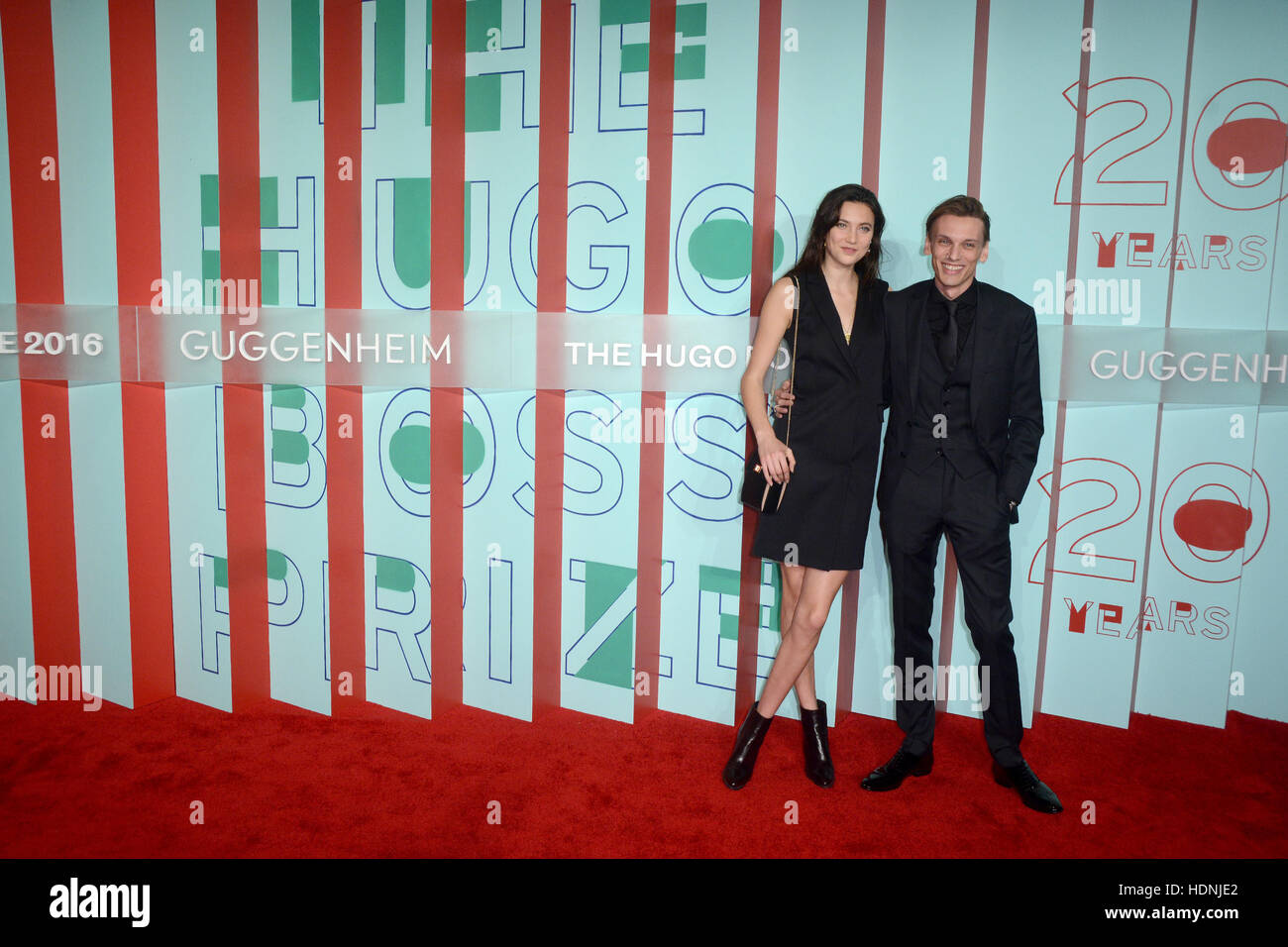 HUGO BOSS e GUGGENHEIM celebrare il ventesimo anniversario della Hugo Boss Prize con: Matilda Lauder, Jamie Campbell Bower dove: New York New York, Stati Uniti quando: 20 Ott 2016 Foto Stock