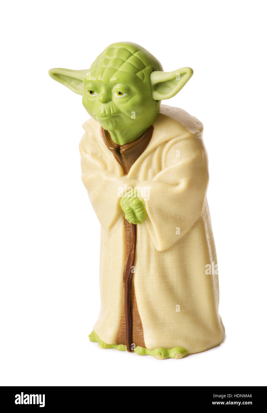 RUSSIA, Samara - Ottobre 06, 2016: plastica figurina di maestro Yoda di Star Wars cinema Foto Stock