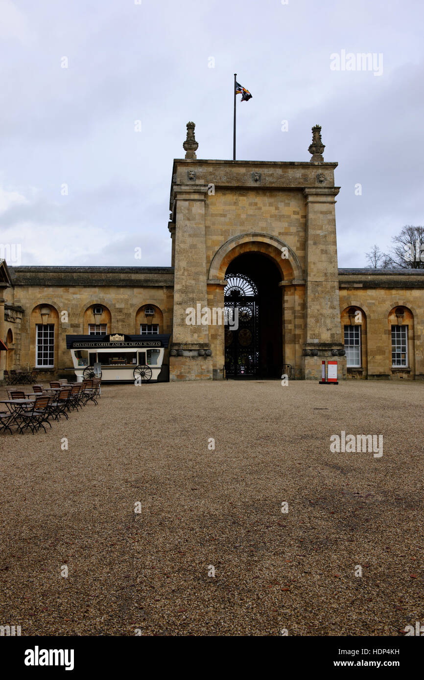 Il Palazzo di Blenheim,motivi,camere di stato,giardini formali,Country Estate,Casa di Sir Winston Churchill,Woodstock,Oxon,Gran Bretagna Foto Stock