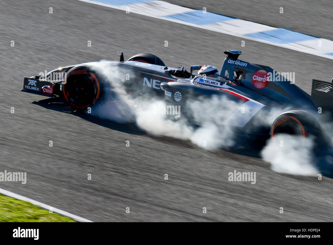 Formula 1, test di Jerez Foto Stock