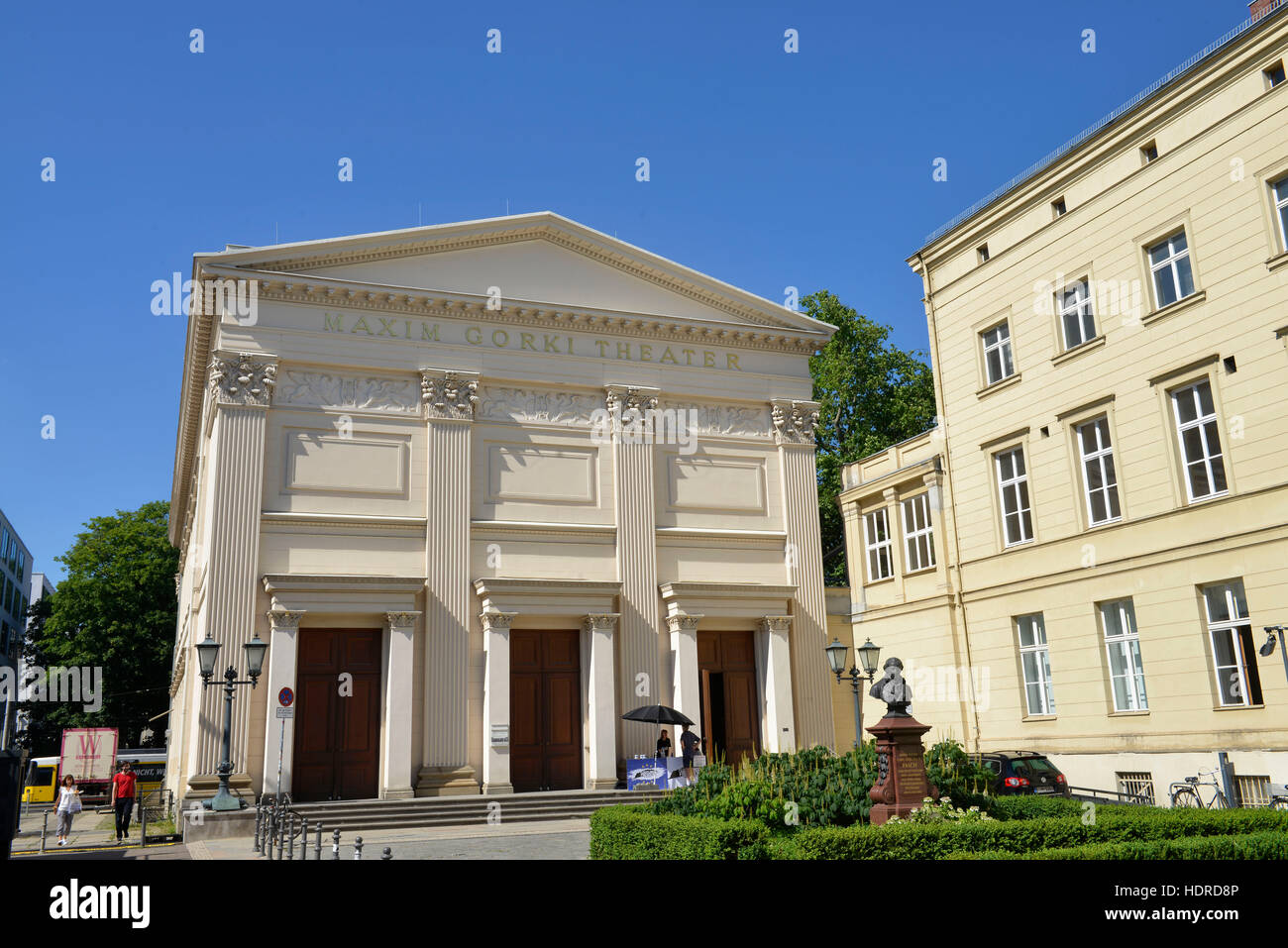 Maxim-Gorki-teatro, Am Festungsgraben, nel quartiere Mitte di Berlino, Deutschland Foto Stock