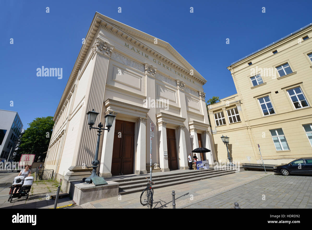 Maxim-Gorki-teatro, Am Festungsgraben, nel quartiere Mitte di Berlino, Deutschland Foto Stock