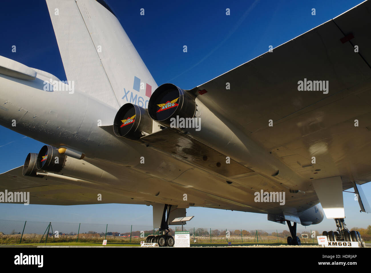 Avro Vulcan XM603 al Museo Avro, Foto Stock