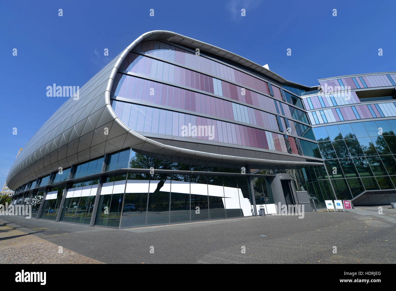 Erweiterungsbau, Deutsche Nationalbibliothek, Deutscher Platz, Lipsia, Sachsen, Deutschland Foto Stock