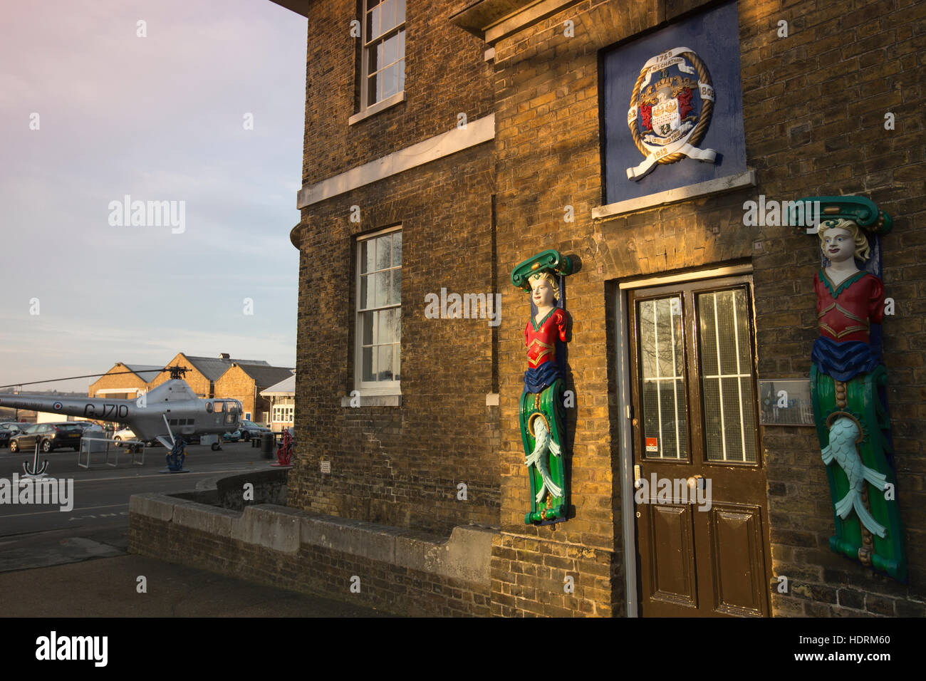 Chatham Historic Dockyard, museo marittimo sul sito dell'ex Royal Naval Dockyard a Chatham nel Kent, Sud Est Inghilterra Foto Stock