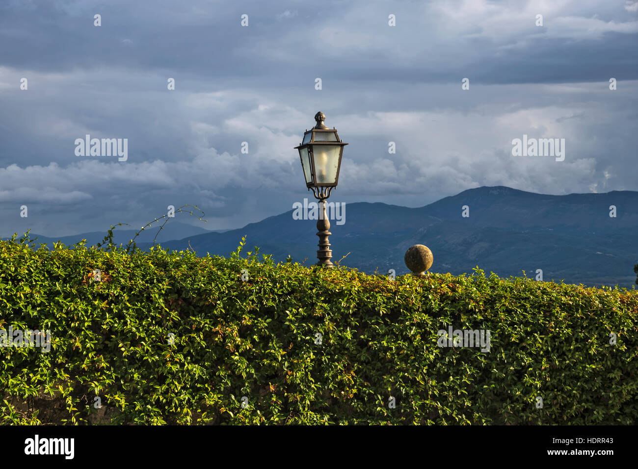 Vista dall abbazia di Montecassino Cassino, Italia, Europa Foto Stock
