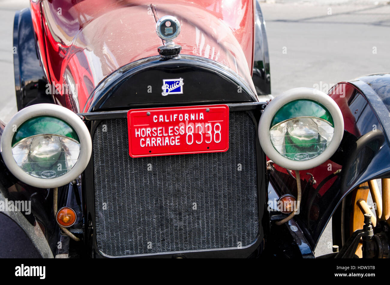 Inizio novecento Buick horseless carrello ORO & ARGENTO pedina negozio featured sul TV show 'pedina stelle' Las Vegas, Nevada. Foto Stock