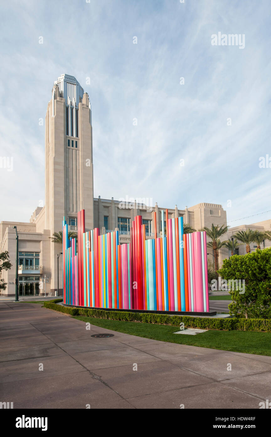 Donald W. Reynolds Parco Symphony e la Smith Center per le Arti dello spettacolo di Las Vegas, nel Nevada. Foto Stock