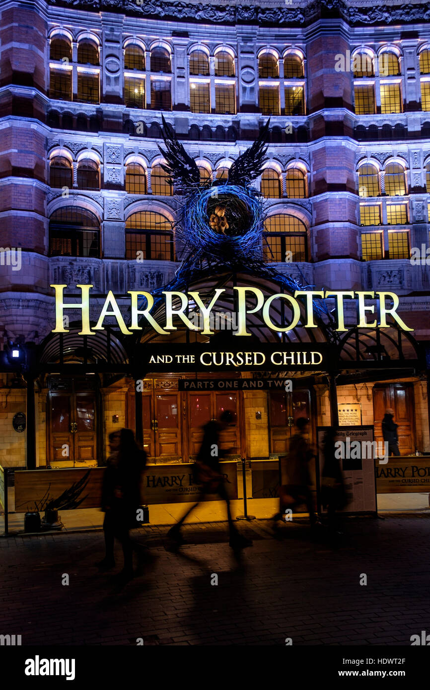 Harry Potter e il maledetto bambino al Palace Theatre di Londra, Regno Unito Foto Stock