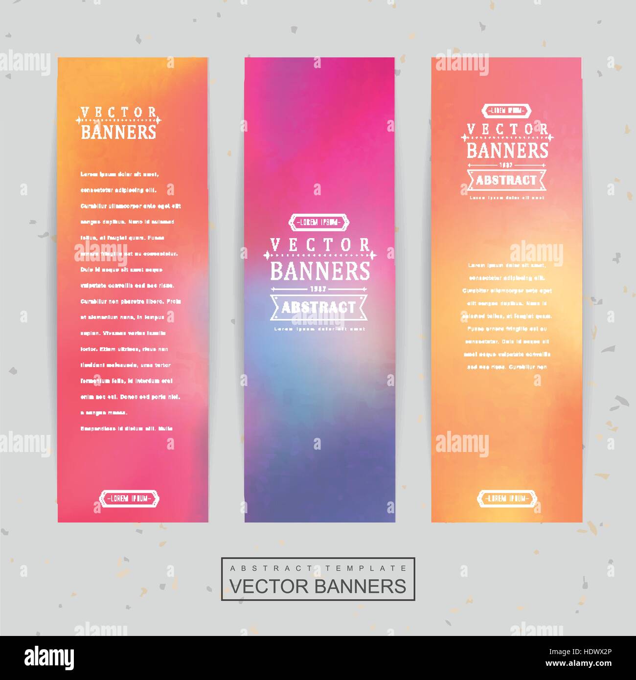 Liscio sfondo colorato design per i banner di impostazione del modello Illustrazione Vettoriale