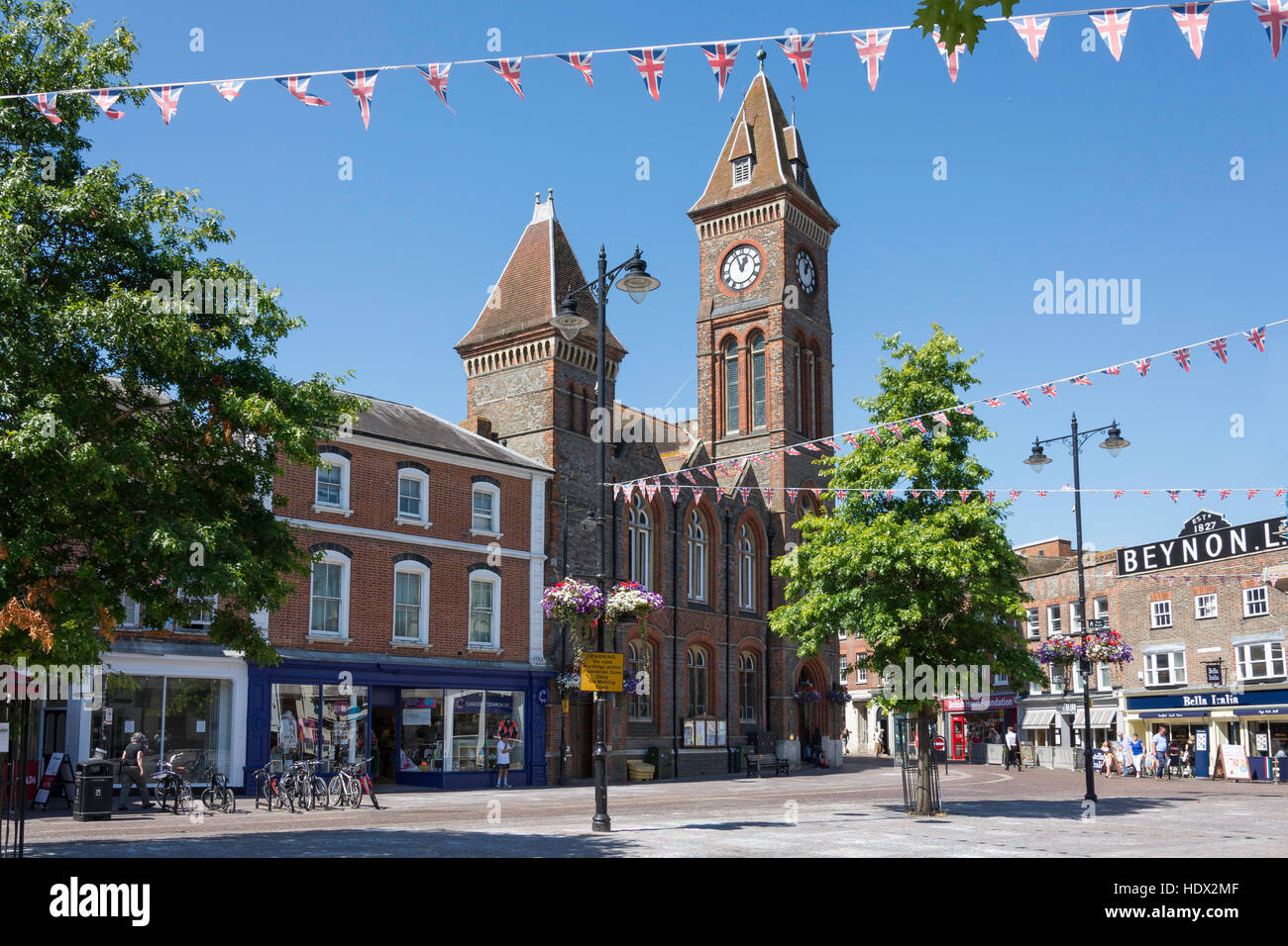 Municipio, mercato, Newbury, Berkshire, Inghilterra, Regno Unito Foto Stock