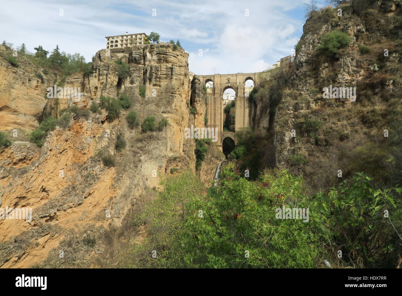 Puente Nuevo a Ronda, Spagna. Foto Stock