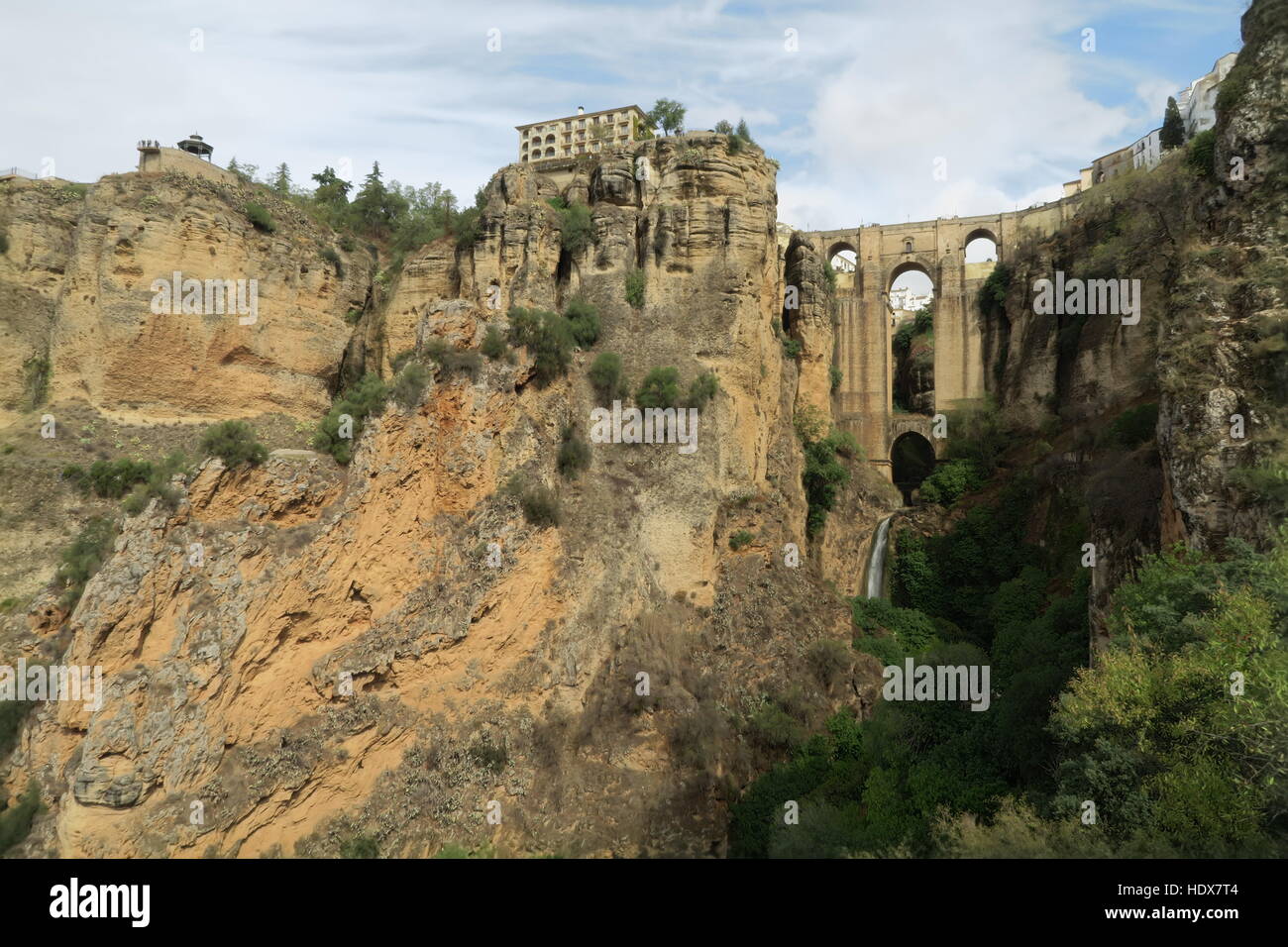 Puente Nuevo a Ronda, Spagna. Foto Stock