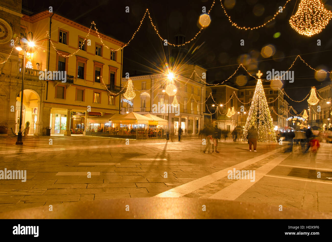 Metafora della vita intensa nel periodo di Natale Foto Stock