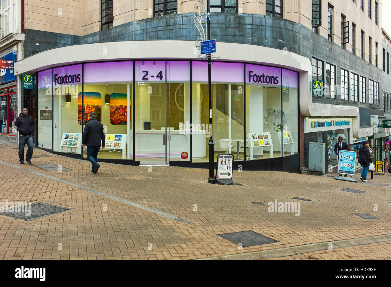 Ufficio Foxtons a Croydon Foto Stock