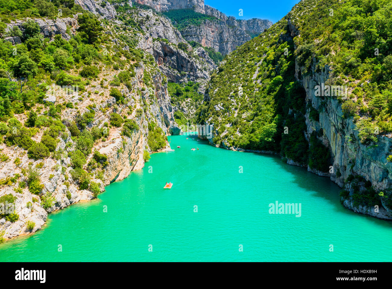 Verdon Gorge nel Sud-est della Francia Foto Stock