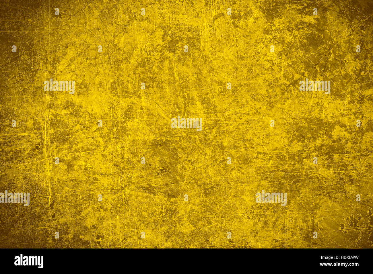 Giallo la piastra di acciaio della tessitura o vecchia ruggine graffiato metallo dorato sfondo astratto Foto Stock