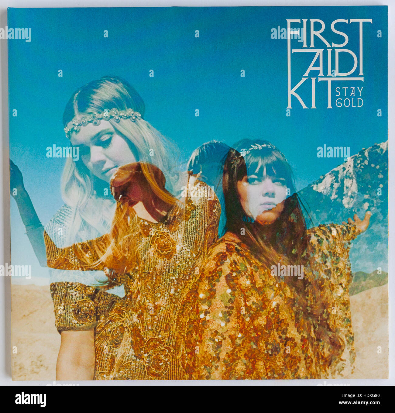 La copertina di 'Stay Gold', album del 2014 di First Aid Kit - solo per uso editoriale Foto Stock