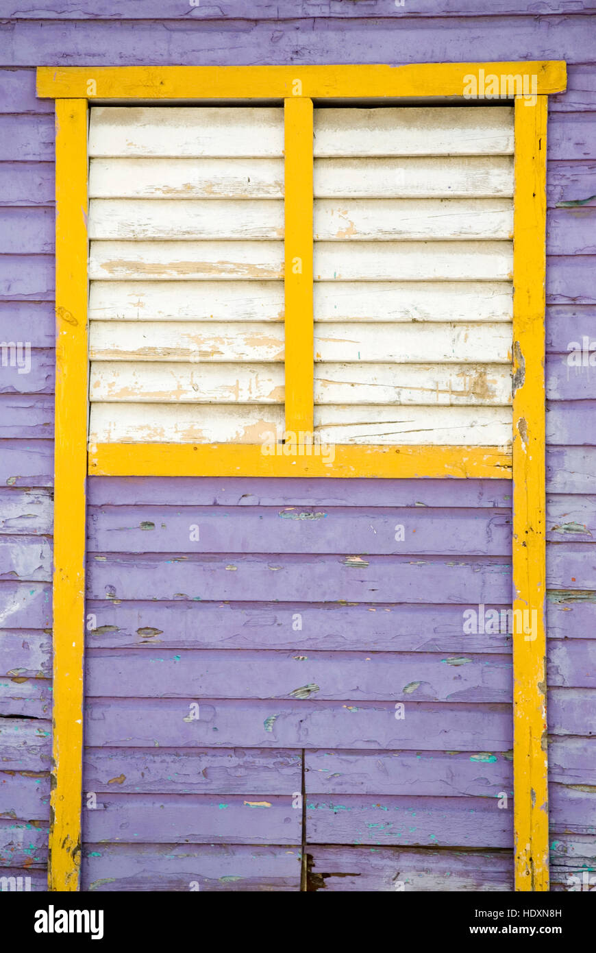 Negozio chiuso, Repubblica Dominicana, dei Caraibi Foto Stock