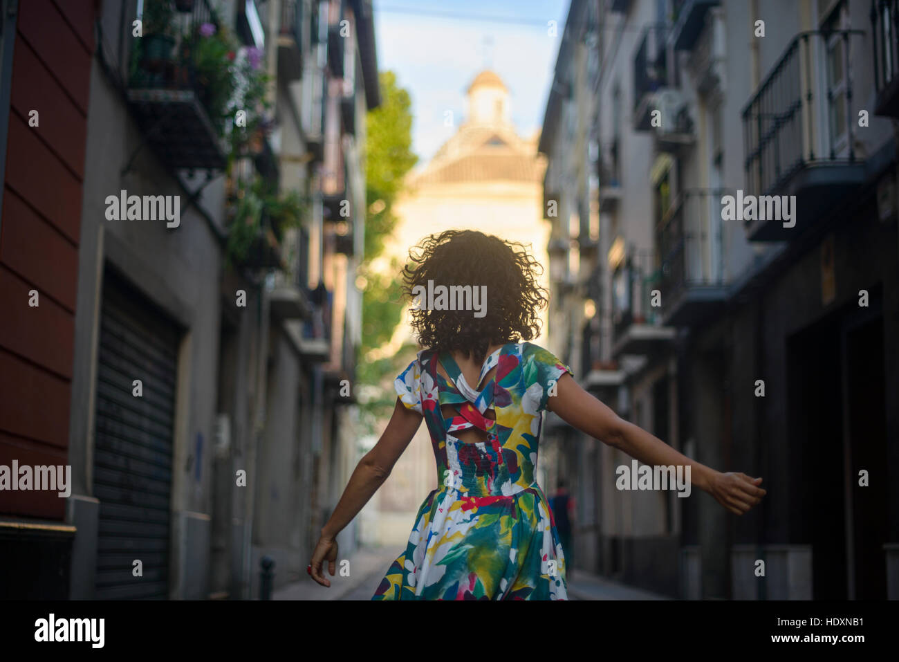 Strade di Granada, Spagna Foto Stock