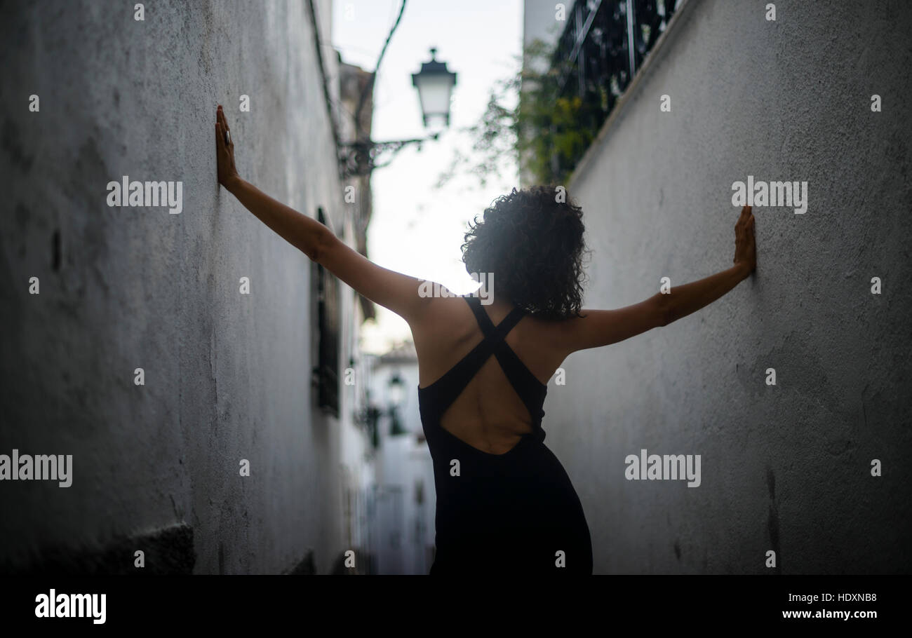 Strade di Granada, Spagna Foto Stock