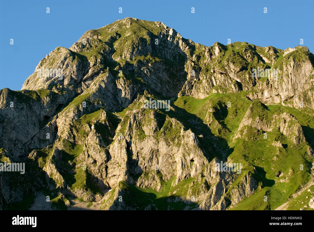 Eisenerzer Reichenstein montagna, Eisenerz, Stiria, Austria, Europa Foto Stock