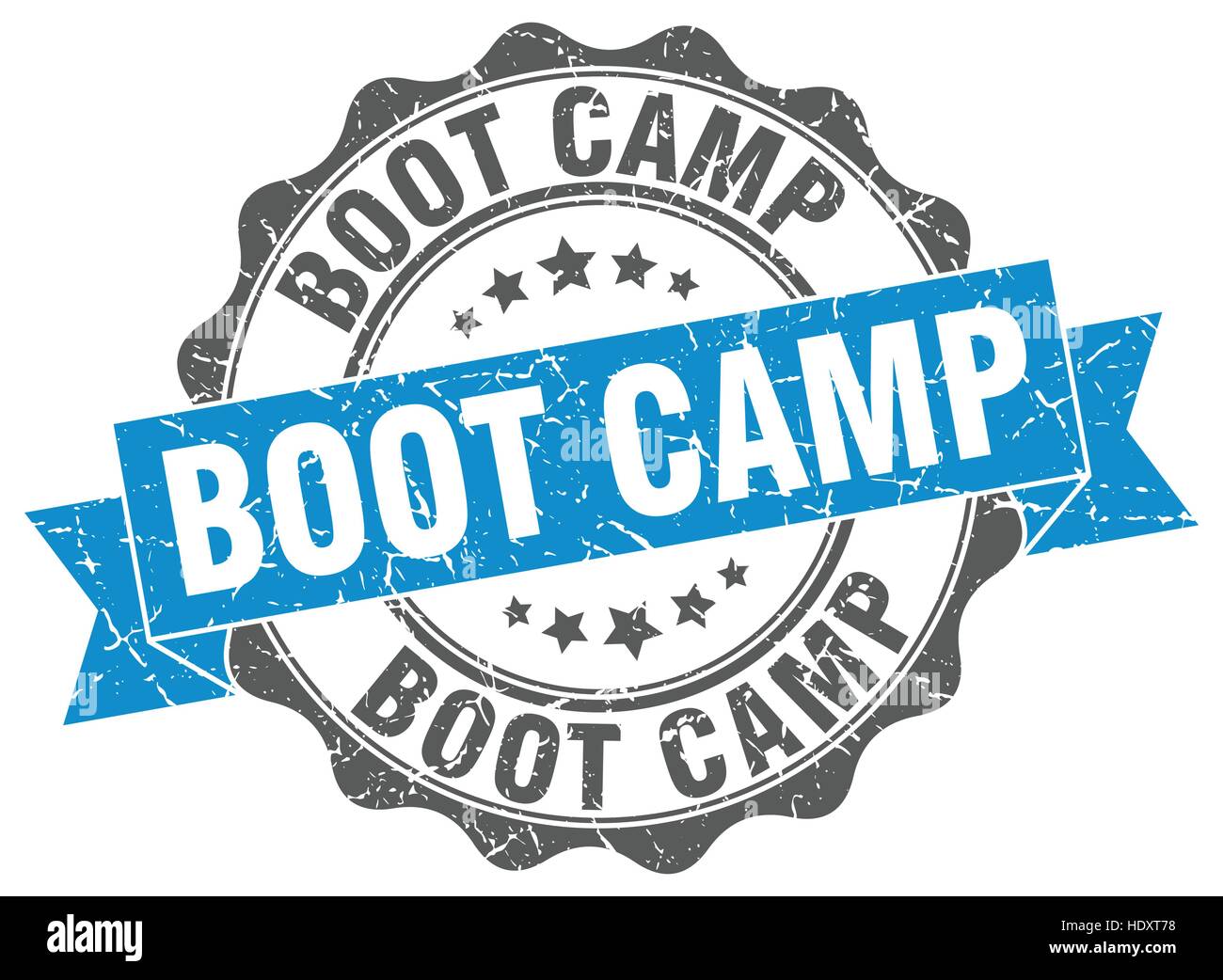 Boot camp timbro. segno. La guarnizione Illustrazione Vettoriale