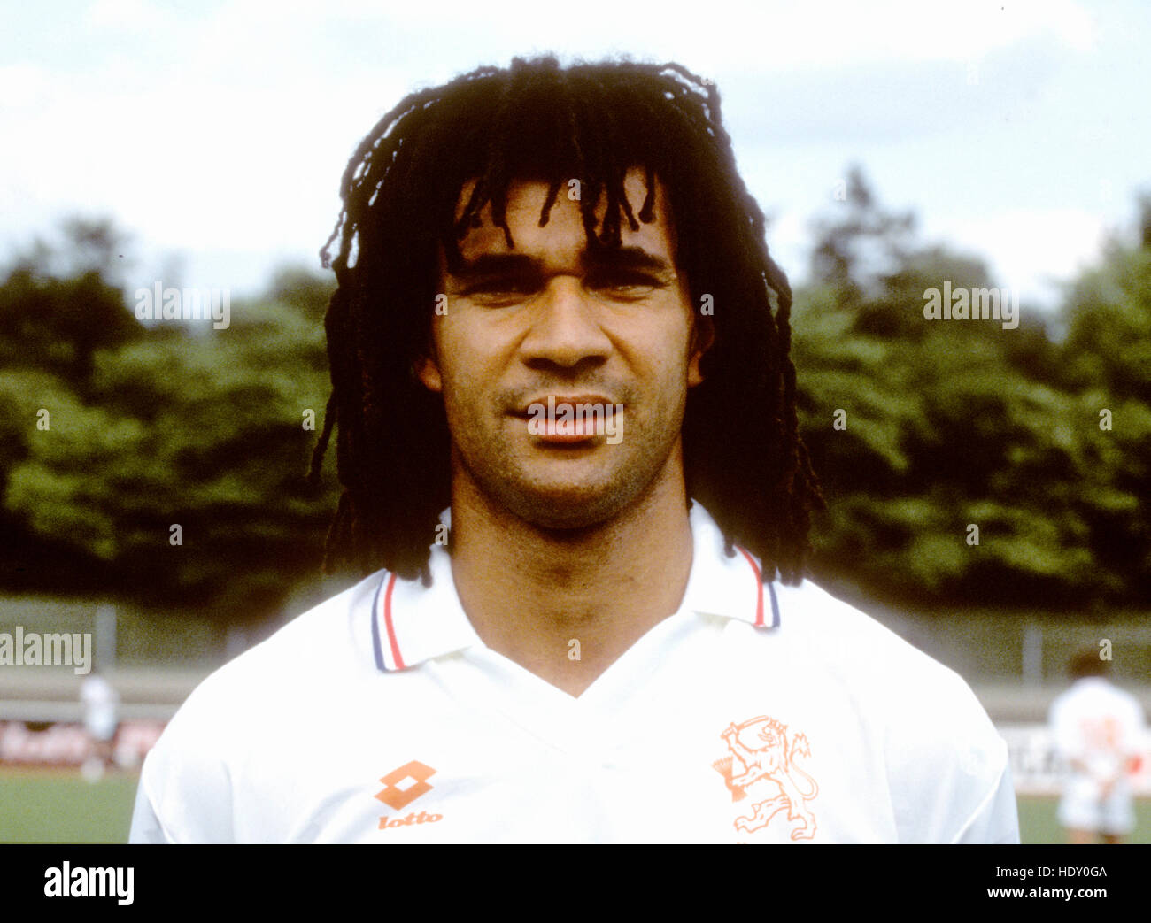 RUUD GULLIT Netherland calciatore professionista nella squadra nazionale per il Campionato Europeo 1992 Foto Stock