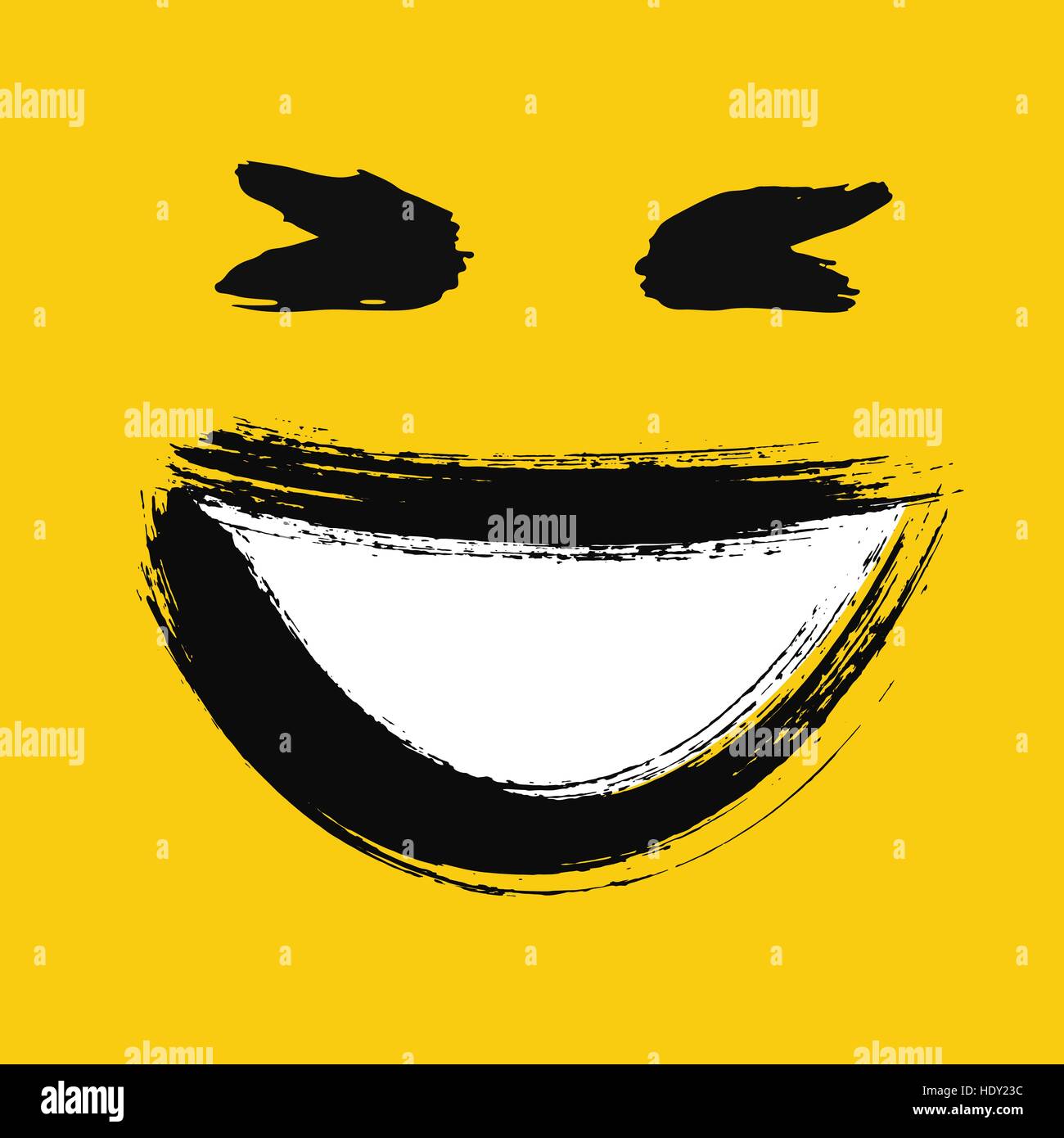 Emoticon che ride Immagini Vettoriali Stock - Alamy