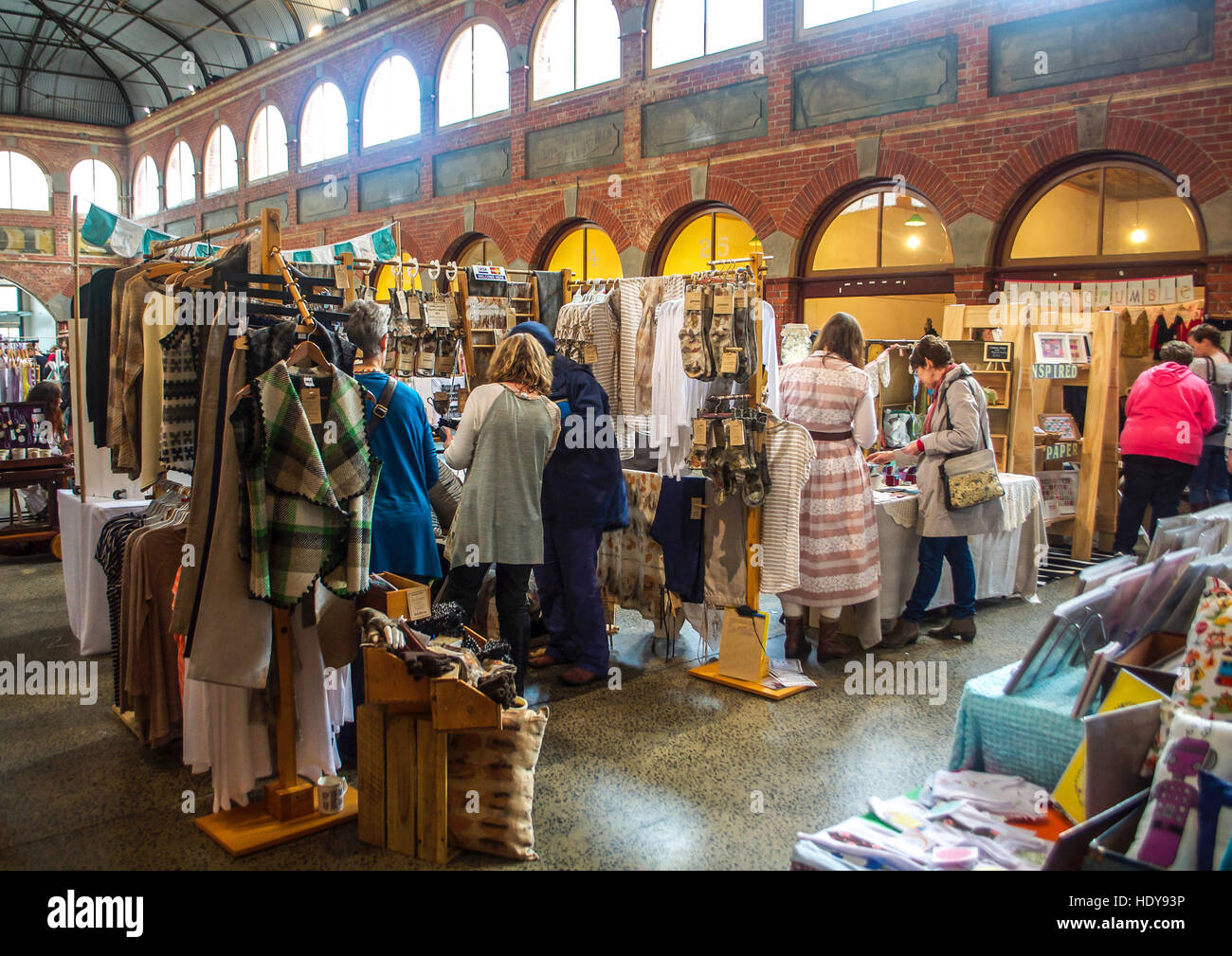 Artigianato e il Design Week-end fair di Ballarat, Victoria, Australia. Foto Stock