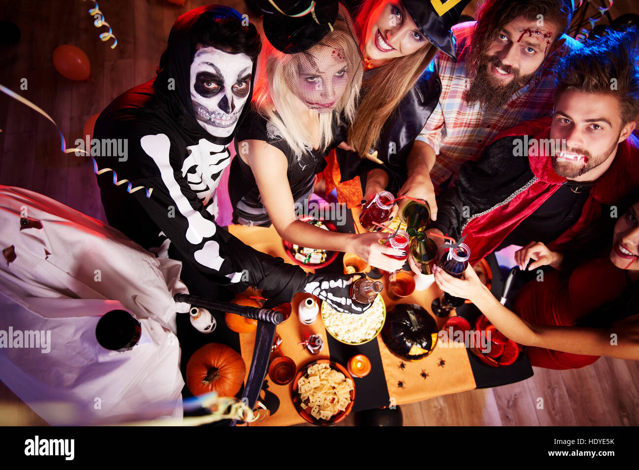 Festa di Halloween più grande e spooky tabella Foto Stock