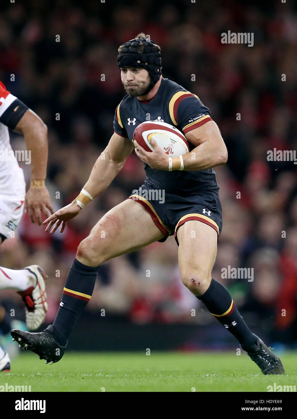 Il Galles Leigh Halfpenny in azione durante l'autunno partita internazionale presso il Principato Stadium di Cardiff. Stampa foto di associazione. Picture Data: Sabato 19 Novembre, 2016. Vedere PA storia RUGBYU Galles. Foto di credito dovrebbe leggere: David Davies/filo PA. Restrizioni: solo uso editoriale, nessun uso commerciale senza previa autorizzazione Foto Stock