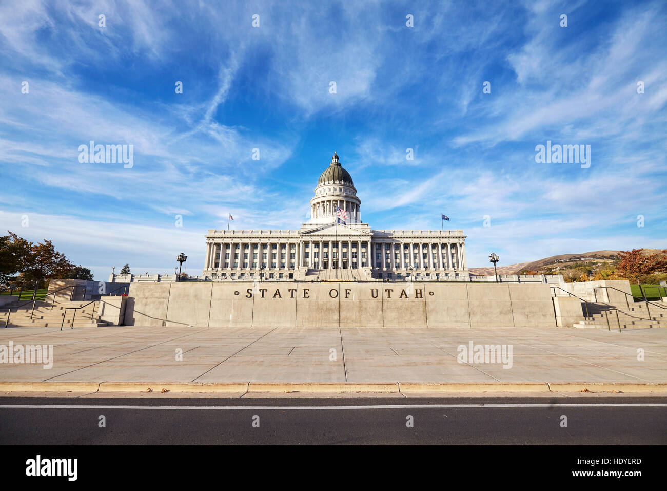 La Utah State Capitol Building a Salt Lake City, Stati Uniti d'America. Foto Stock
