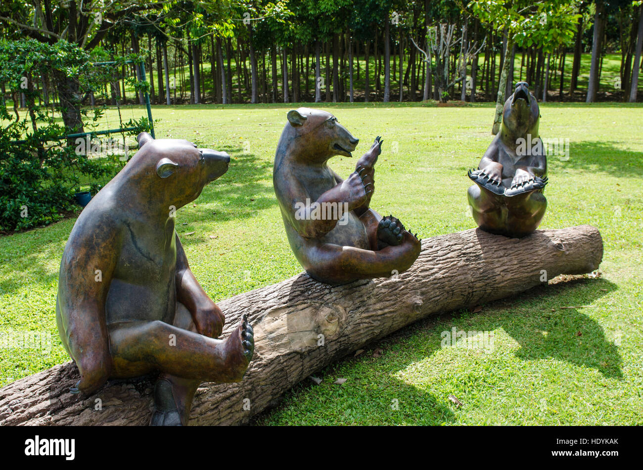 Sculture in Na 'Aina Kai Botanical Gardens & Sculpture Park, Kauai, Hawaii. Foto Stock Sculture in Na 'Aina Kai Botanical Gardens & Sculpture Park, Kauai, Hawaii. Foto Stock