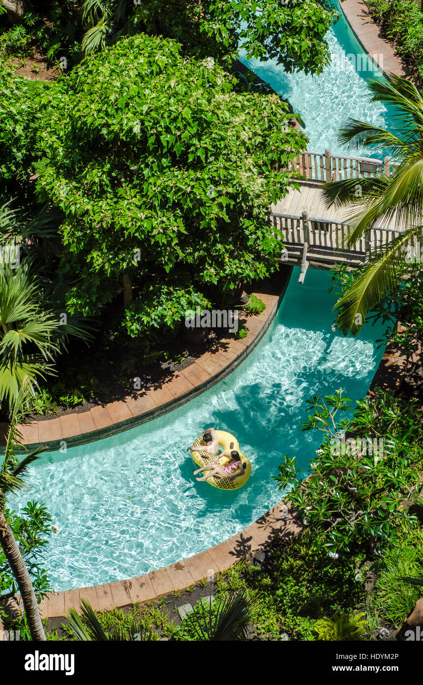 Disney's Aulani Resort & Spa in Ko Olina, Oahu, Hawaii. Foto Stock