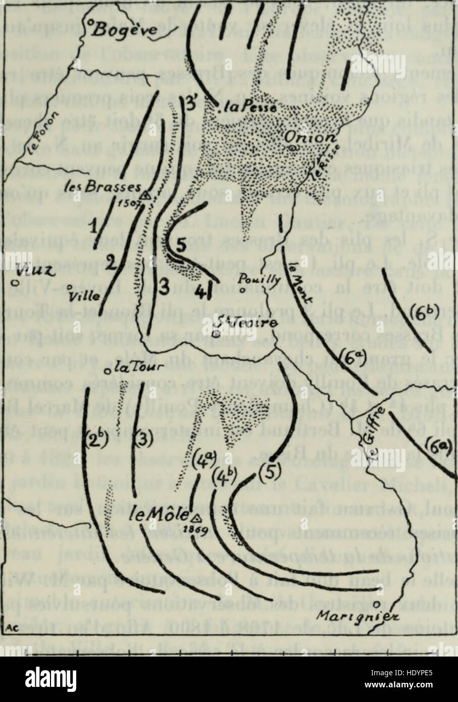 Compte Rendu des sC3A9ances de la SociC3A9tC3A9 de physique et d'histoire Naturelle de GenC3A8ve (1911) Foto Stock