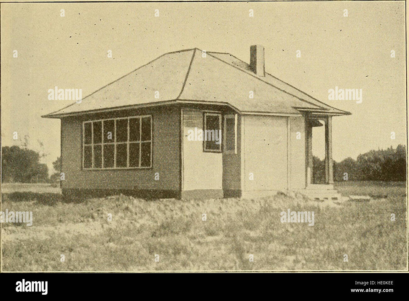 Questa pubblicazione discute la progettazione e il miglioramento degli edifici scolastici e dei terreni in Kansas, concentrandosi sulle infrastrutture educative, la sicurezza e la funzionalità nelle scuole dei primi anni del XX secolo. Foto Stock