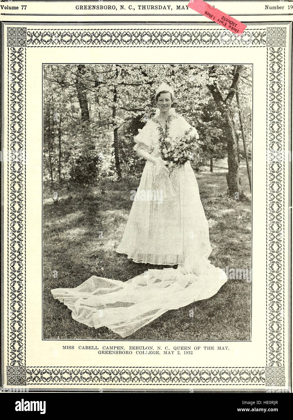 Il *North Carolina Christian Advocate* (1894) è una pubblicazione religiosa al servizio della comunità metodista della Carolina del Nord, che offre articoli sulla fede, notizie della chiesa e eventi della comunità. Foto Stock