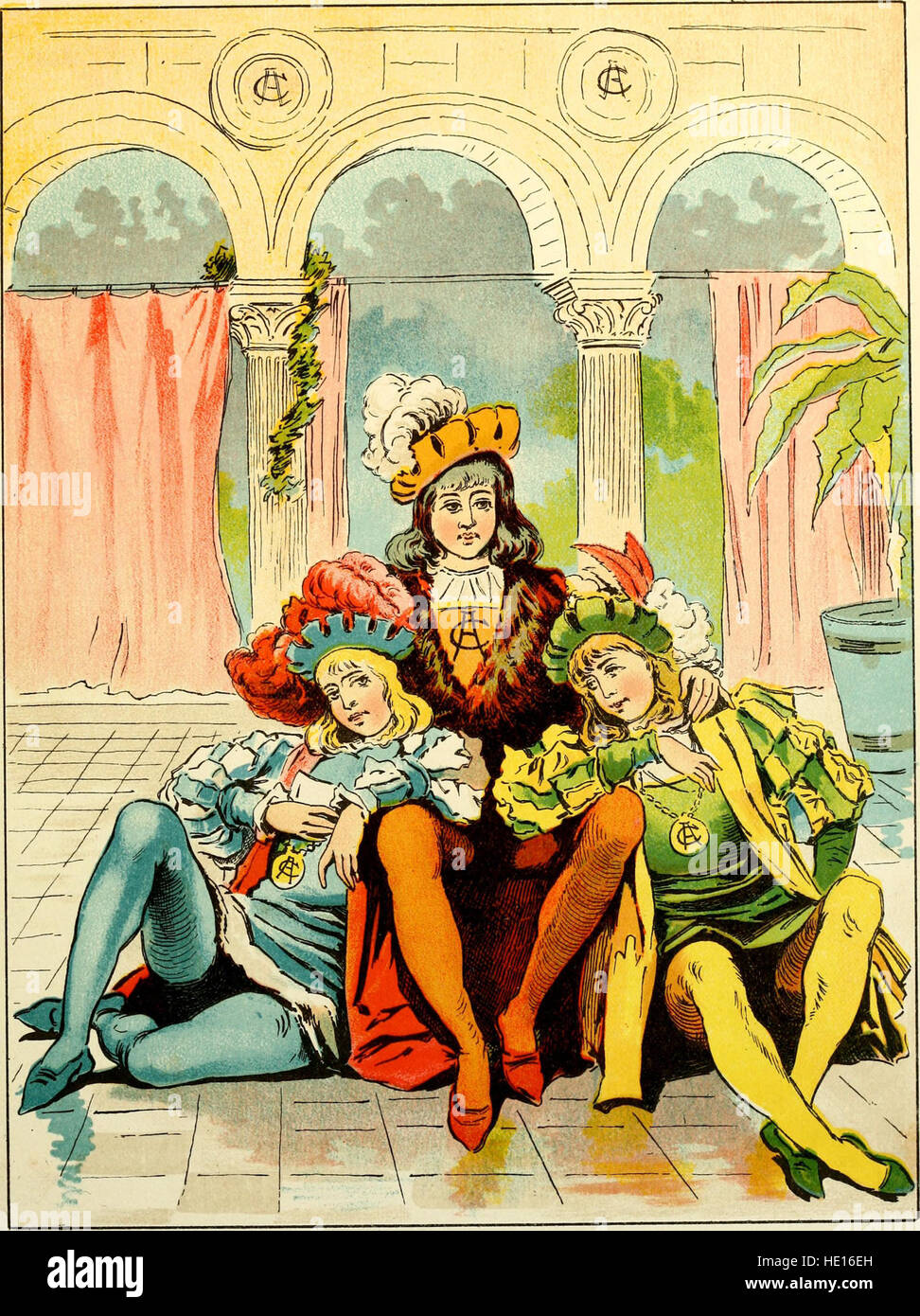 Questa parodia del 1885 reinventa umoristicamente la trama della *Principessa Ida* di Gilbert e Sullivan, offrendo un'interpretazione satirica dei suoi personaggi e temi, pur mantenendo il tono e lo stile comico dell'originale. Foto Stock