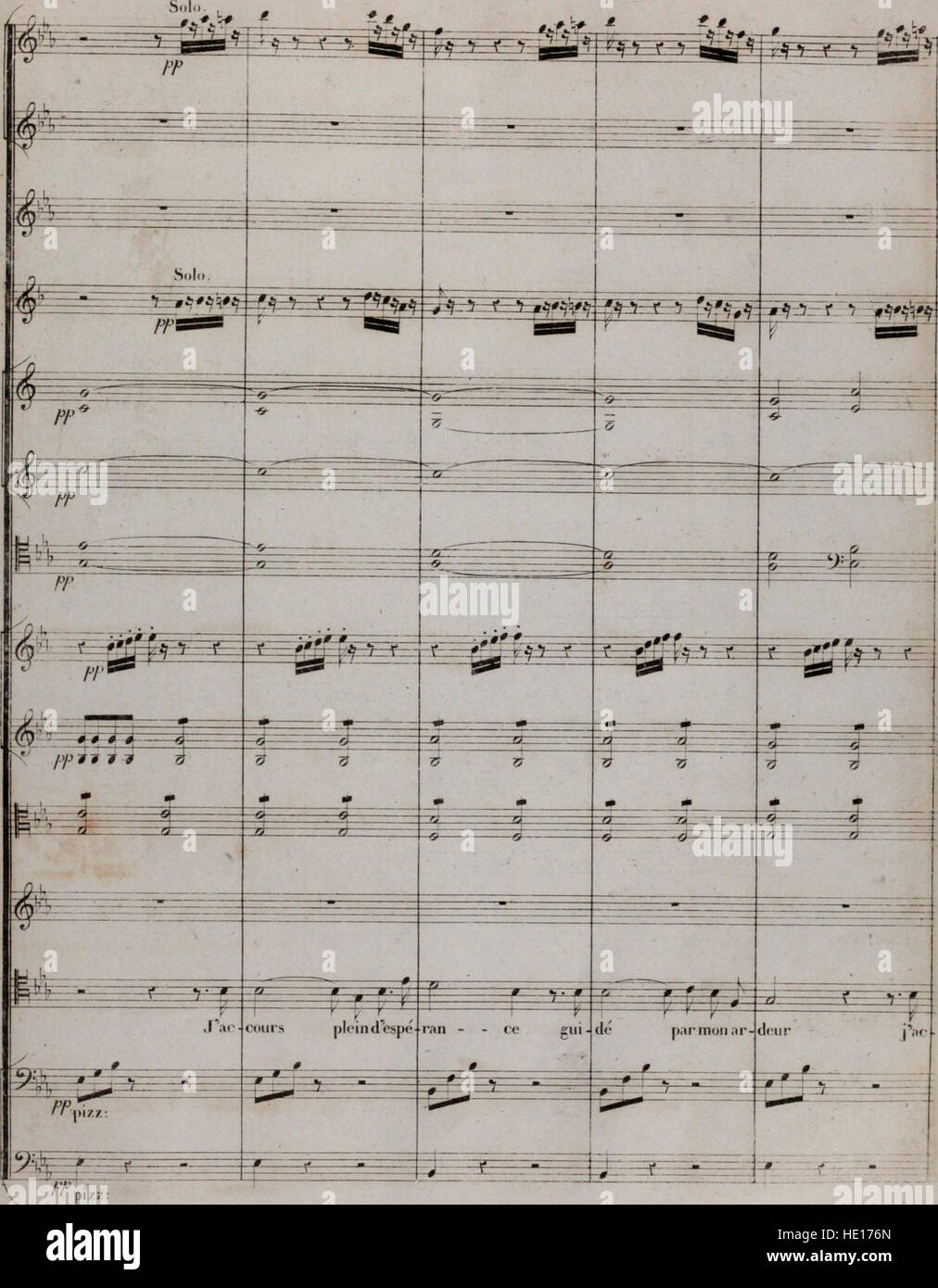 La Marquise, un opéra comique in un atto composto nel 1835, è una composizione musicale francese del XIX secolo. Foto Stock